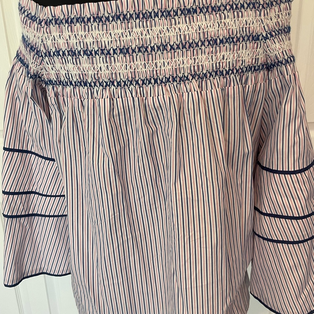 Parker Striped Off-Shoulder Women's Top M - Picture 4 of 5